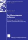 Portfoliomanagement im Konzern - Book