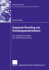 Corporate Branding von Grundungsunternehmen - Book