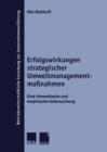 Erfolgswirkungen Strategischer Umweltmanagementmassnahmen - Book