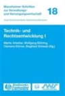 Technik- und Rechtsentwicklung I - Book