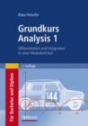 Grundkurs Analysis 1 : Differentiation und Integration in einer Veranderlichen - Book