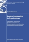 Positive Emotionalitat in Organisationen : Identifikation Realtypischer Erscheinungsformen Und Gestaltungsoptionen Aus Sicht Des Humanressourcen-Managements - Book