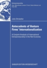 Antecedents of Venture Firms' Internationalization - Book