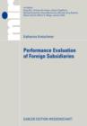 Performance Evaluation of Foreign Subsidiaries - Book