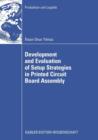 Development and Evaluation of Setup Strategies in Printed Circuit Board Assembly - Book