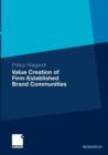 Value Creation of Firm-Established Brand Communities - Book