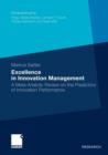 Excellence in Innovation Management : A Meta-analytic Review on the Predictors of Innovation Performance - Book
