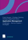 Application Management : Challenges - Service Creation - Strategies - eBook