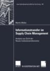 Informationstransfer im Supply Chain Management - Book