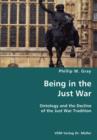Being in the Just War - Book