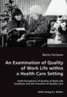 An Examination of Quality of Work Life Within a Health Care Setting - Book