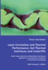 Layer Formation and Thermal Performance : Gel Thermal Interfaces and Underfills - Book