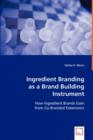 Ingredient Branding as a Brand Building Instrument - Book