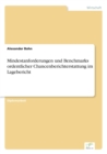 Mindestanforderungen Und Benchmarks Ordentlicher Chancenberichterstattung Im Lagebericht - Book