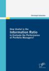 How Useful Is the Information Ratio to Evaluate the Performance of Portfolio Managers? - Book