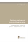 Opinion Mining and Lexical Affect Sensing - Book