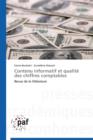 Contenu Informatif Et Qualite Des Chiffres Comptables - Book