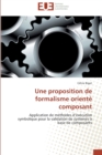 Une proposition de formalisme oriente composant - Book