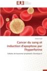 Cancer Du Sang Et Induction d'Apoptose Par l'Hyperforine - Book