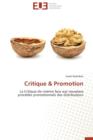 Critique Promotion - Book
