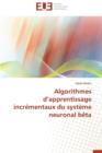 Algorithmes D Apprentissage Incr mentaux Du Syst me Neuronal B ta - Book