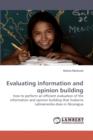 Evaluating information and opinion building - Book