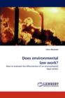 Does Environmental Law Work? - Book
