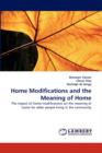 Home Modifications and the Meaning of Home - Book