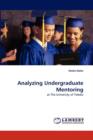 Analyzing Undergraduate Mentoring - Book