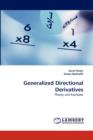 Generalized Directional Derivatives - Book