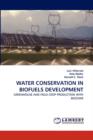 Water Conservation in Biofuels Development - Book