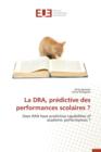 La Dra, Predictive Des Performances Scolaires ? - Book