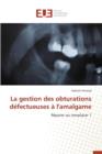 La Gestion Des Obturations Defectueuses A l'Amalgame - Book