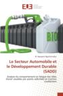 Le Secteur Automobile Et Le Developpement Durable (Sadd) - Book