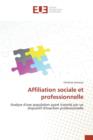 Affiliation Sociale Et Professionnelle - Book