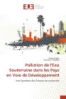 Pollution de l'Eau Souterraine Dans Les Pays En Voie de Developpement - Book