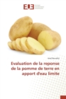 Evaluation de la Reponse de la Pomme de Terre En Apport Deau Limite - Book