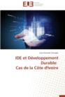 Ide Et D veloppement Durable : Cas de la C te d'Ivoire - Book