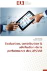 Evaluation, Contribution Attribution de la Performance Des Opcvm - Book