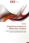 Fr quences Propres Et D form es Modales - Book