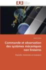 Commande Et Observation Des Syst mes M caniques Non Lin aires - Book