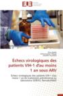 checs Virologiques Des Patients Vih-1 d'Au Moins 1 an Sous Arv - Book