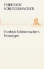 Friedrich Schleiermacher's Monologen - Book