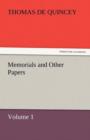 Memorials and Other Papers - Volume 1 - Book