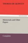 Memorials and Other Papers - Complete - Book