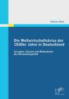 Die Weltwirtschaftskrise Der 1930er Jahre in Deutschland : Ursachen, Verlauf Und Massnahmen Der Wirtschaftspolitik - Book