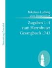 Zugaben 1-4 zum Herrnhuter Gesangbuch 1743 - Book