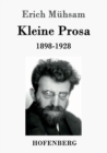Kleine Prosa 1898-1928 - Book