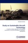 Study on Sustainable Aircraft Technology - Book