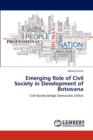 Emerging Role of Civil Society in Development of Botswana - Book